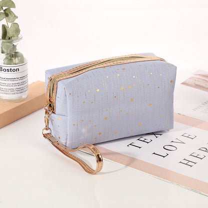 6 color event gift makeup bags zipper toiletry packaging storage bag
