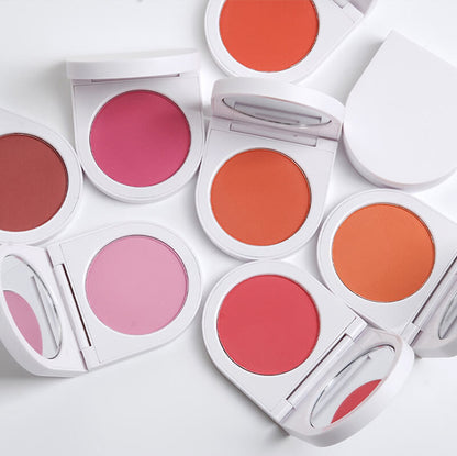 8 color blush blusher powder highlighter high pigmented private label