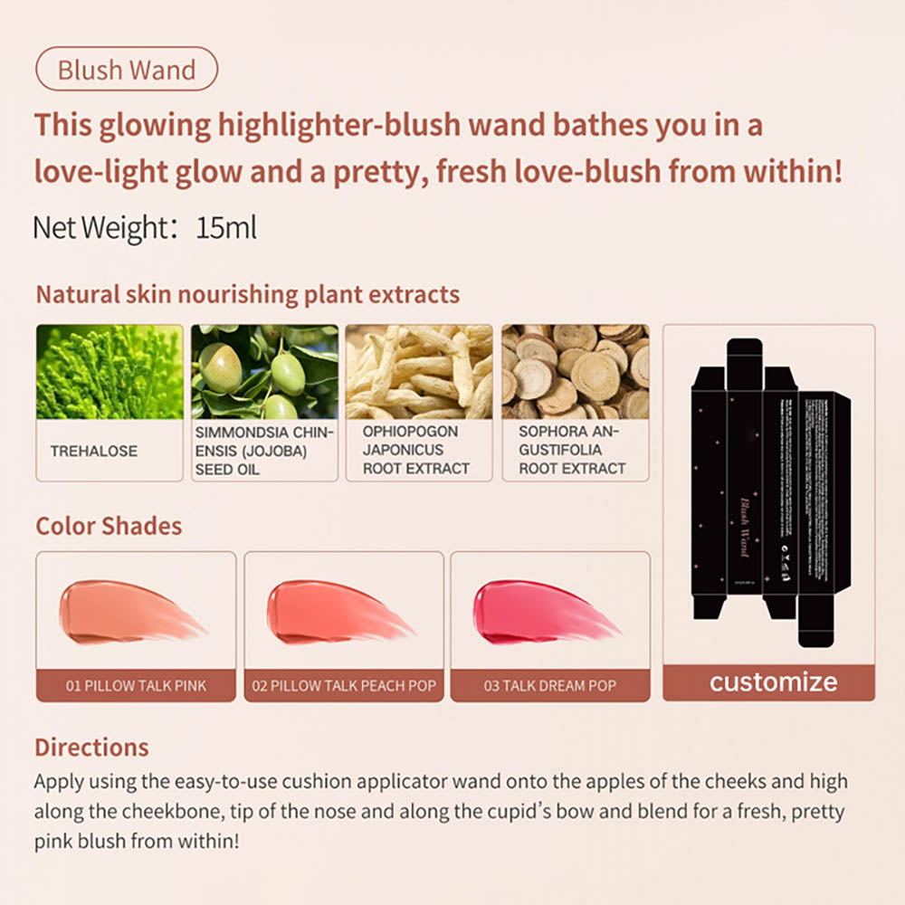 Enlumineur liquide 6 couleurs, baume scintillant, haute pigmentation