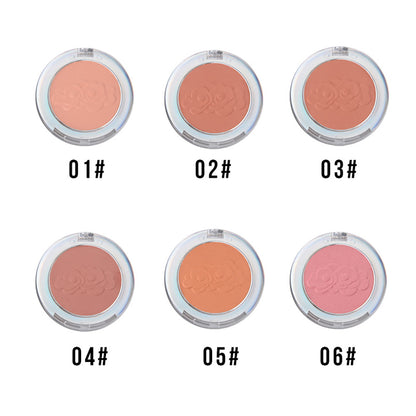 6 Color Blush Powder Nude Eye Shadow Matte Shimmer Long Lasting Vegan