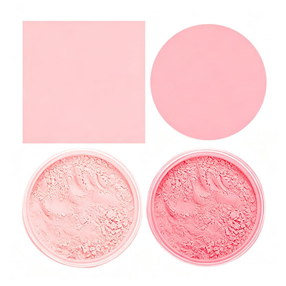6-Color Blush Loose Powder Oil-Control Long-Lasting Waterproof Non-Caking Vegan