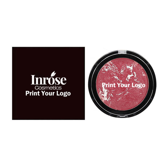 12-Color Baked Blush Mixed-Shade Palette Matte & Shimmer Long-Lasting Vegan