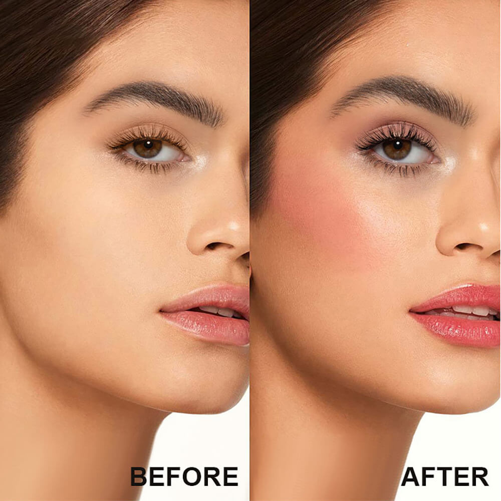 12-Color Baked Blush Mixed-Shade Palette Matte & Shimmer Long-Lasting Vegan