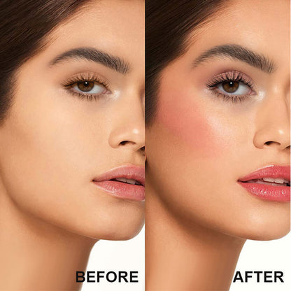 12-Color Baked Blush Mixed-Shade Palette Matte & Shimmer Long-Lasting Vegan
