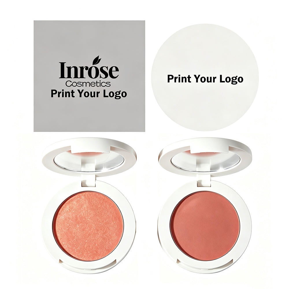 12 Color Matte Blush Nude Cheek Blusher Pressed Powder High Pigmented
