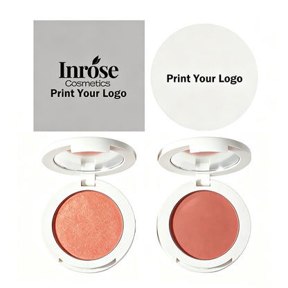 12 Color Matte Blush Nude Cheek Blusher Pressed Powder High Pigmented