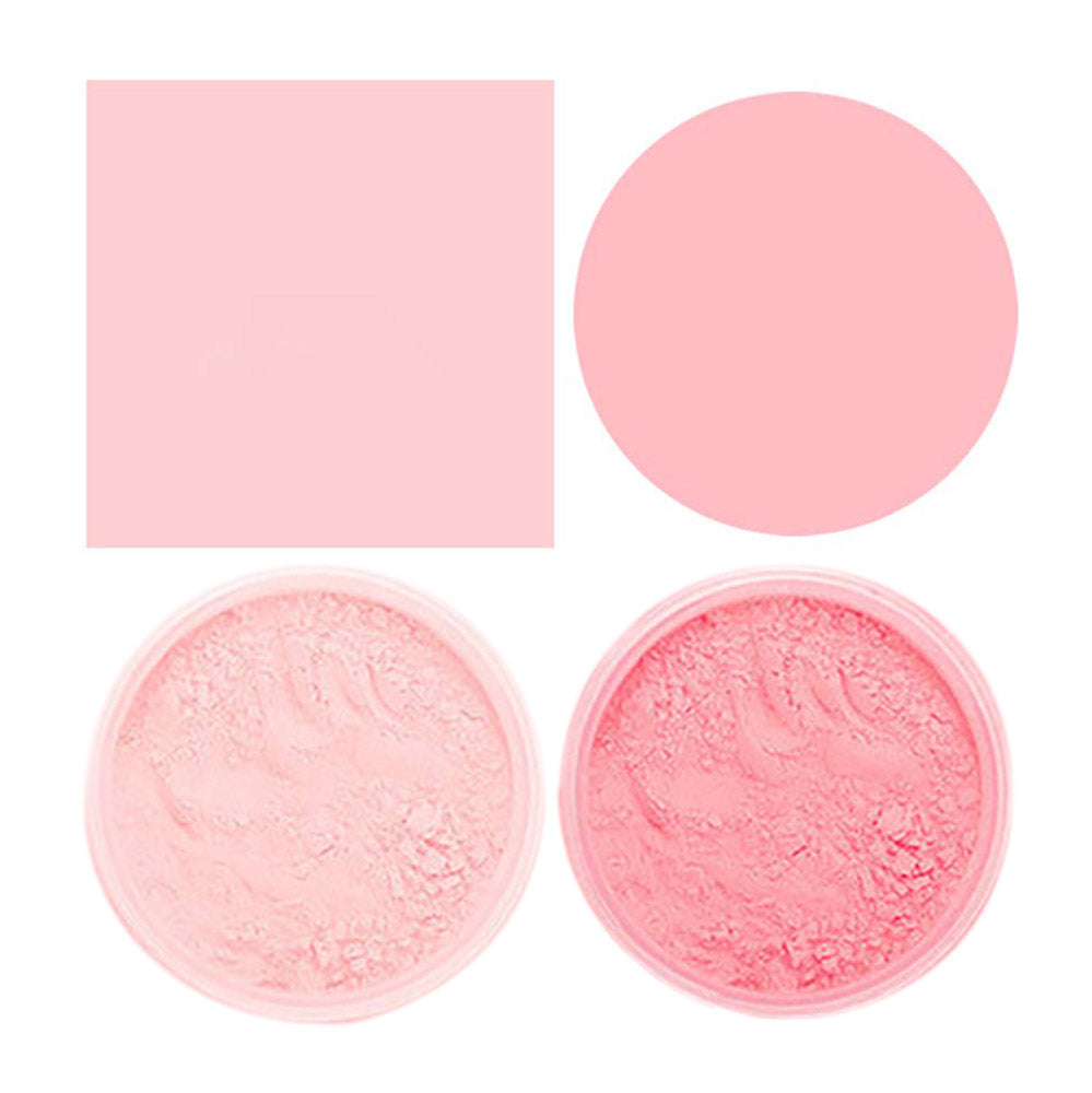6-Color Blush Loose Powder Oil-Control Long-Lasting Waterproof Non-Caking Vegan