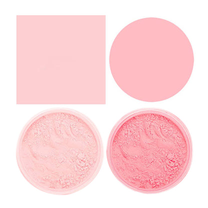 6-Color Blush Loose Powder Oil-Control Long-Lasting Waterproof Non-Caking Vegan