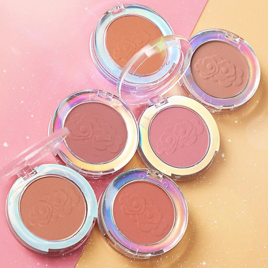 6 Color Blush Powder Nude Eye Shadow Matte Shimmer Long Lasting Vegan
