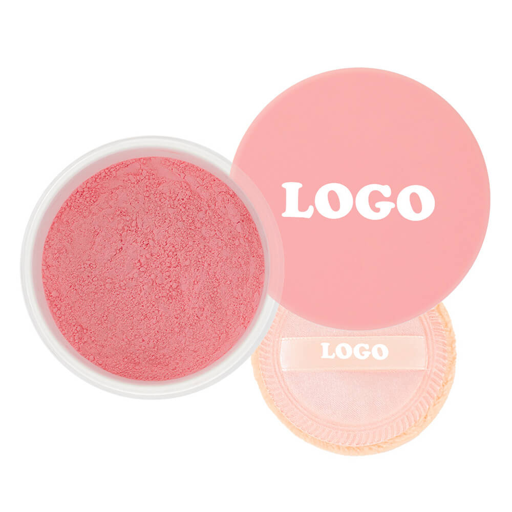 6-Color Blush Loose Powder Oil-Control Long-Lasting Waterproof Non-Caking Vegan