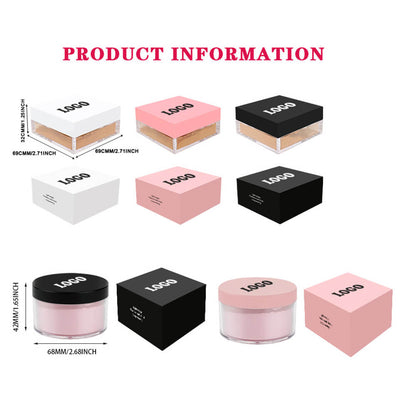 6-Color Blush Loose Powder Oil-Control Long-Lasting Waterproof Non-Caking Vegan