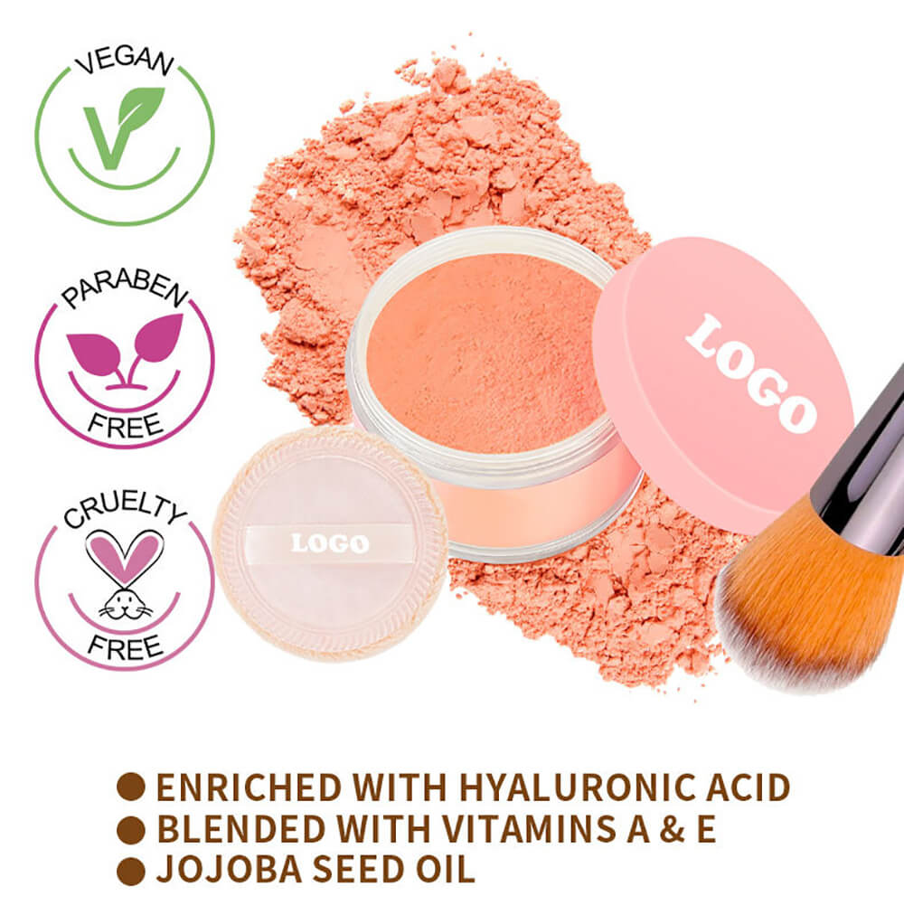6 color blush powder long-lasting waterproof oil-control blusher brighten