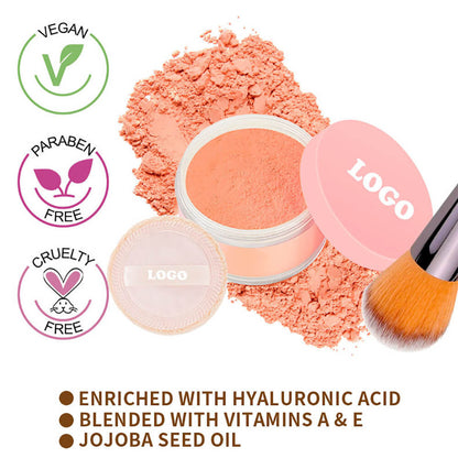 6 color blush powder long-lasting waterproof oil-control blusher brighten