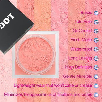 6 color blush powder long-lasting waterproof oil-control blusher brighten