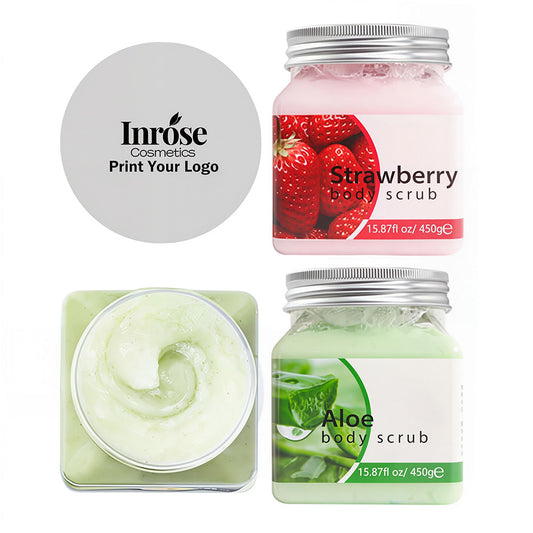 Body Scrub Bath Scrub Fruit Exfoliator Salt Moisturizing Nourishing Vegan