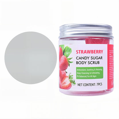 5 Scent Brushed Candy Scrub Body Care Scrub Fruit Bath Salt Bath Ball