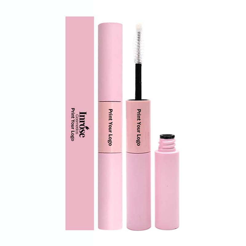 Double-ended mascara and eyelash glue bond seal waterproof strong glue