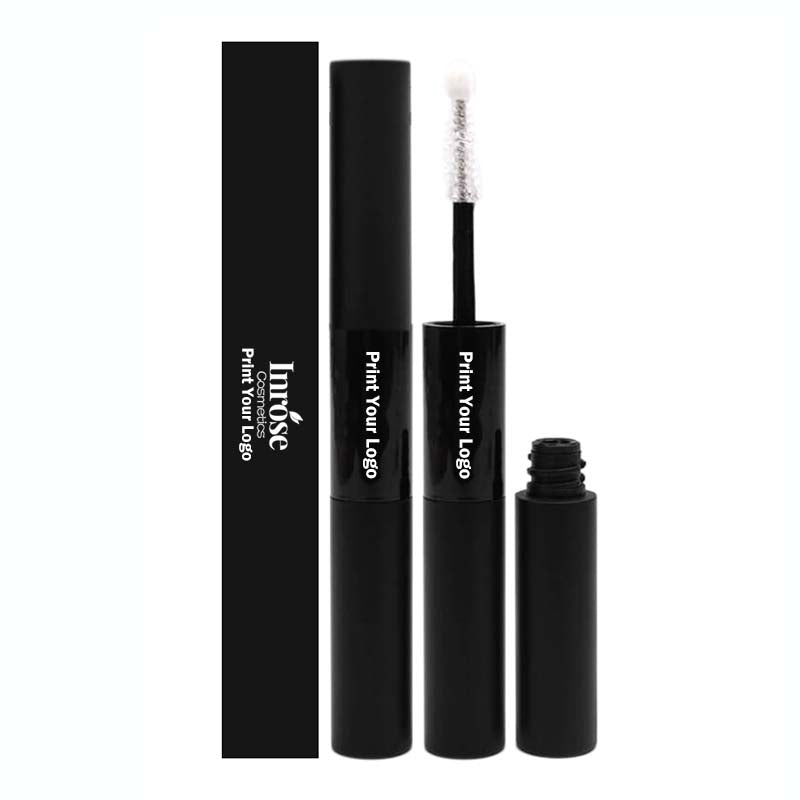 Double-ended mascara and eyelash glue bond seal waterproof strong glue