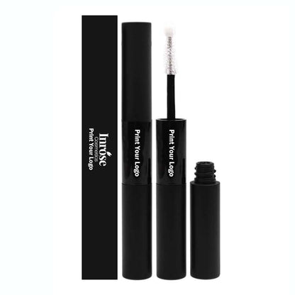 Double-ended mascara and eyelash glue bond seal waterproof strong glue