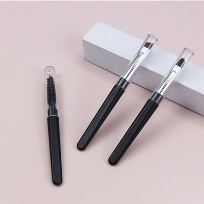 Portable makeup brush silicone soft lip eyebrow eyeliner brushes