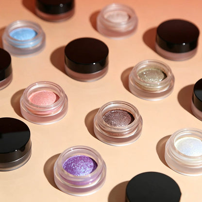14-Color Metallic Eyeshadow Chameleon Creamy High Pigment Highlighter