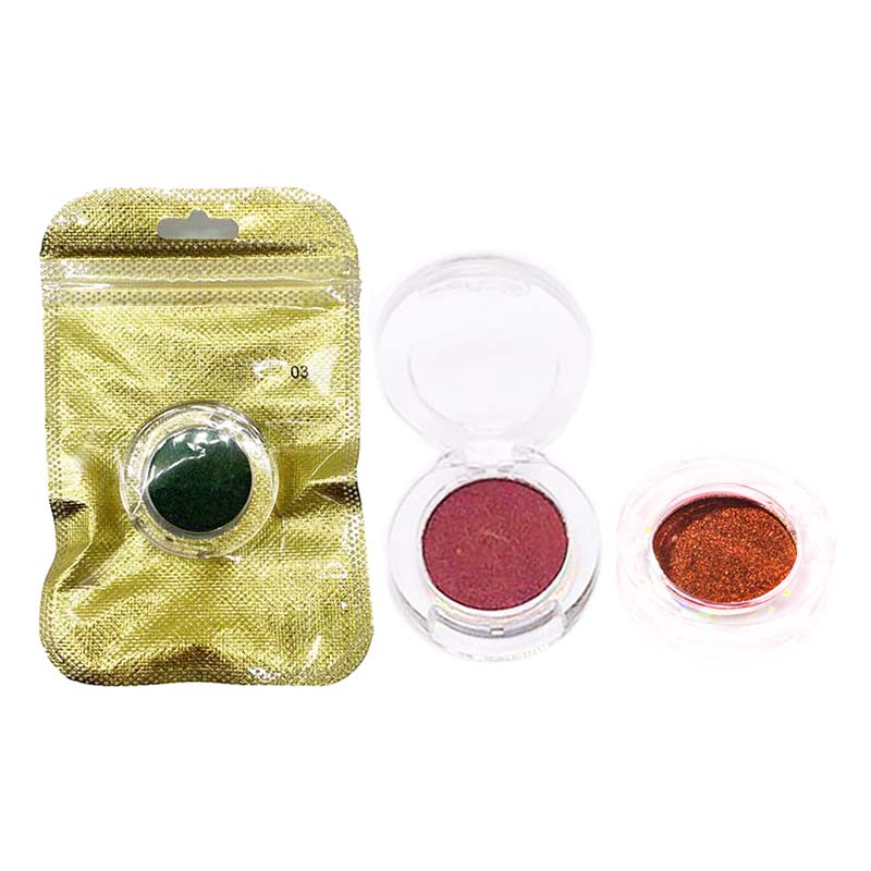 9 color eyeshadow powder chameleon metallic high pigment