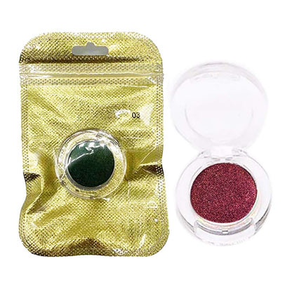 9 color eyeshadow powder chameleon metallic high pigment