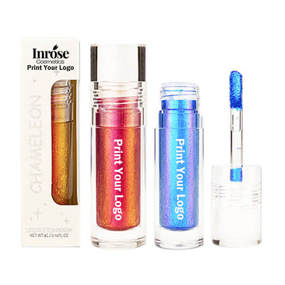 6 color chameleon liquid eyeshadow highlighter shining lipstick