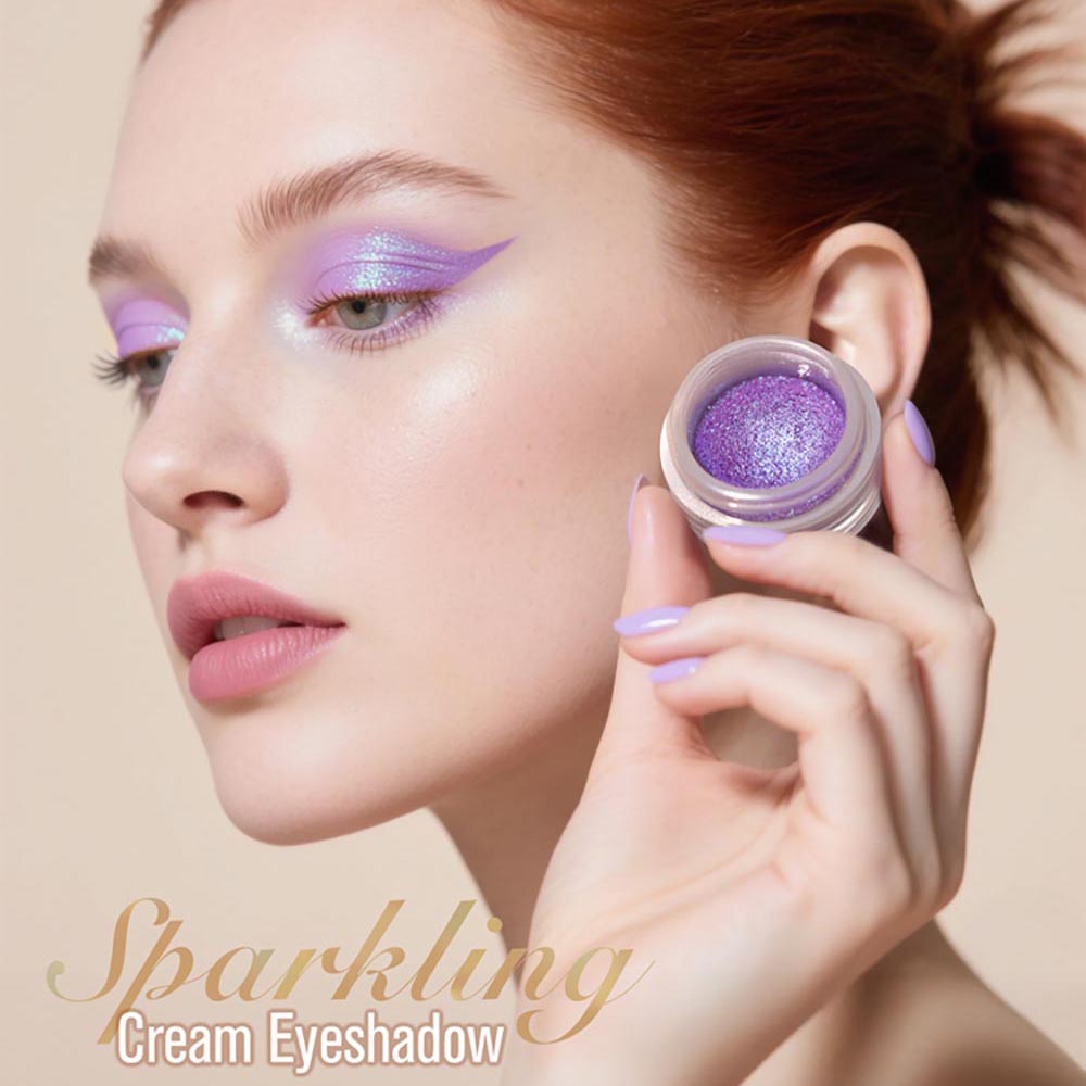 14-Color Metallic Eyeshadow Chameleon Creamy High Pigment Highlighter