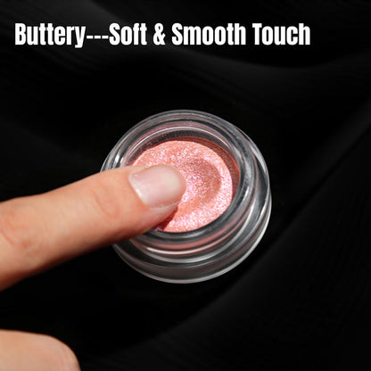 14-Color Metallic Eyeshadow Chameleon Creamy High Pigment Highlighter