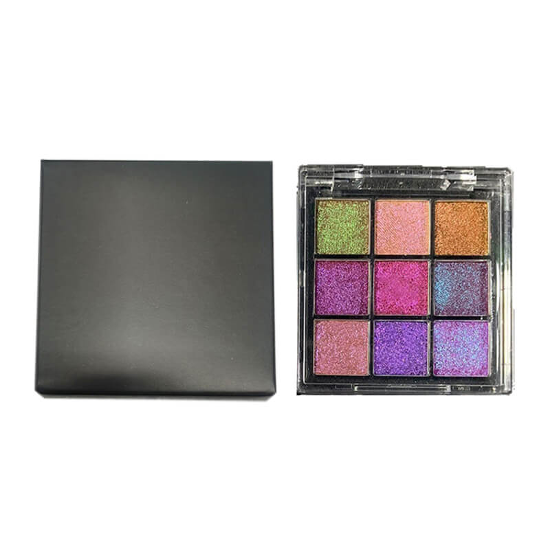 New 9 color chameleon eyeshadow palette glitter shiny pearlescent