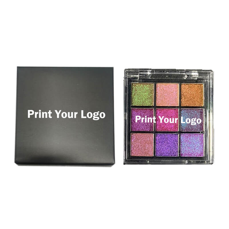 New 9 color chameleon eyeshadow palette glitter shiny pearlescent