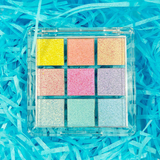 New 9 color chameleon eyeshadow palette glitter shiny pearlescent