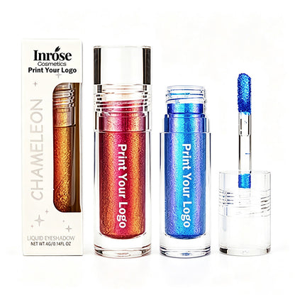 6 Color Chameleon Liquid Eyeshadow Metallic Highlighter Holographic Lipstick