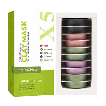 Face mask clay mask mud mask avocado green tea rose deep pore clean