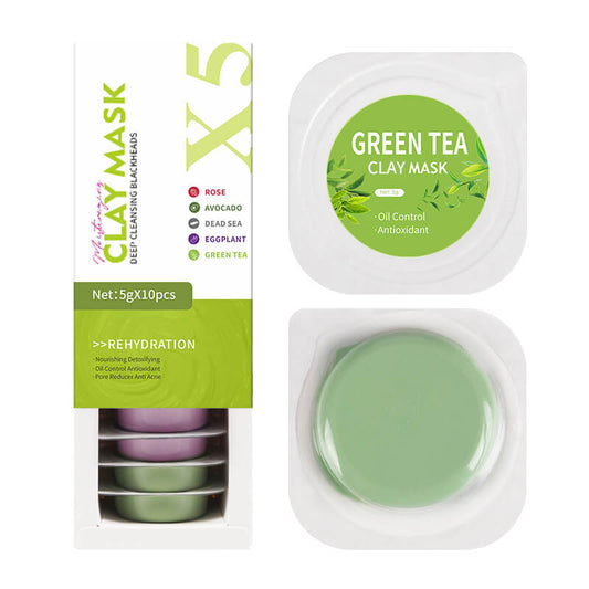 Face mask clay mask mud mask avocado green tea rose deep pore clean