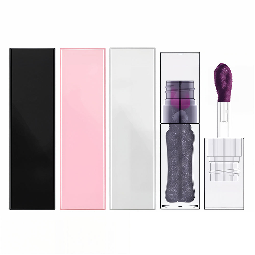 3 Color Glitter Lip Oil Color Change Moisturizing Shiny Plumping Lip Essence Oil