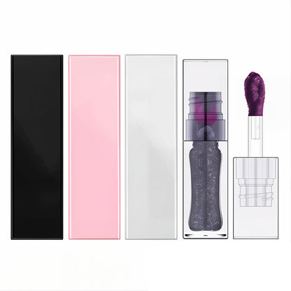 3 Color Glitter Lip Oil Color Change Moisturizing Shiny Plumping Lip Essence Oil