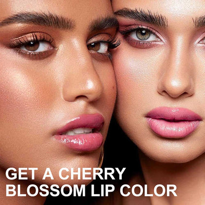 5 Color Flower Lip Balm Temperature Change Color Lipstick Vegan No Logo
