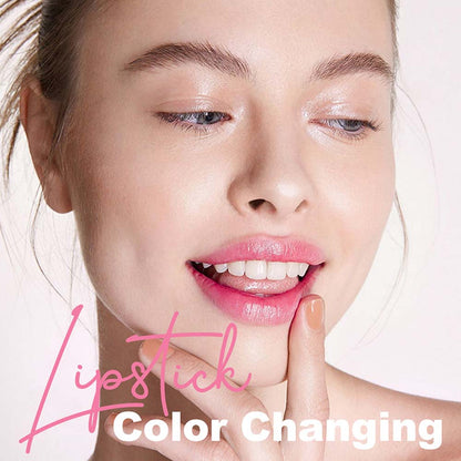 5 Color Flower Lip Balm Temperature Change Color Lipstick Vegan No Logo