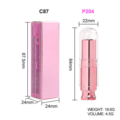5 Color Flower Lip Balm Temperature Change Color Lipstick Vegan No Logo