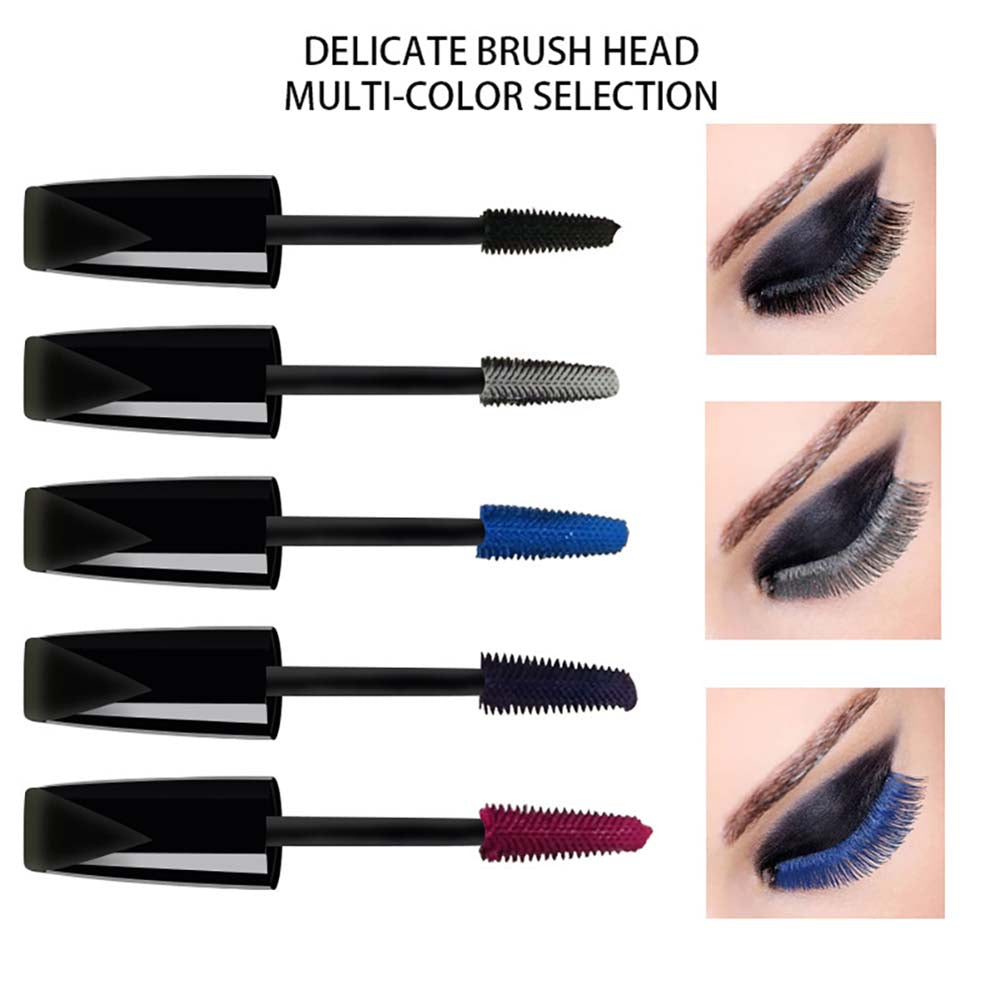 11-Color Magic Black Colored Eyelash Mascara Long-lasting Waterproof Non-Transferable