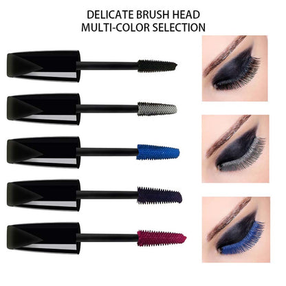 11-Color Magic Black Colored Eyelash Mascara Long-lasting Waterproof Non-Transferable