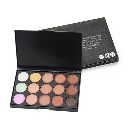 15 color concealer palette cream contour foundation full coverage