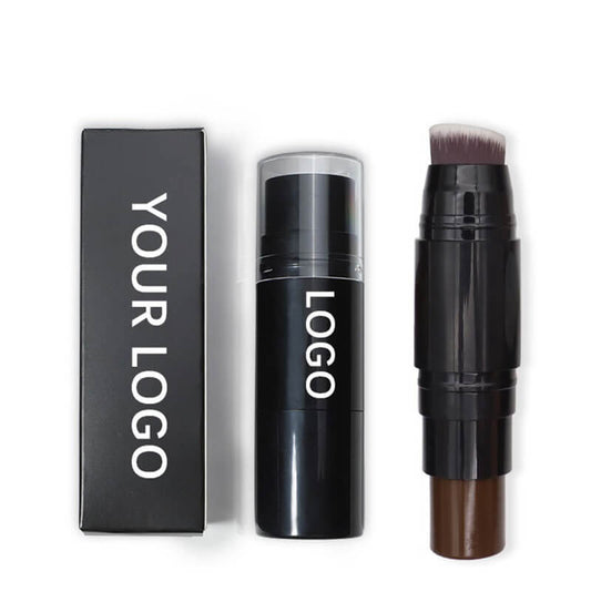 19 color concealer contour stick with brush waterproof full cover black tube