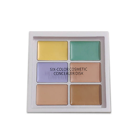6 color concealer palette cream contour waterproof lasting full coverage