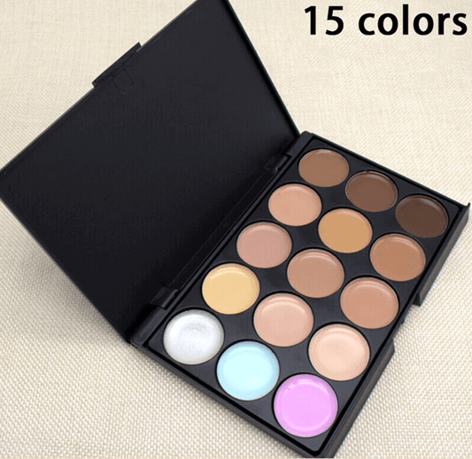 15 color concealer palette cream contour foundation full coverage no logo