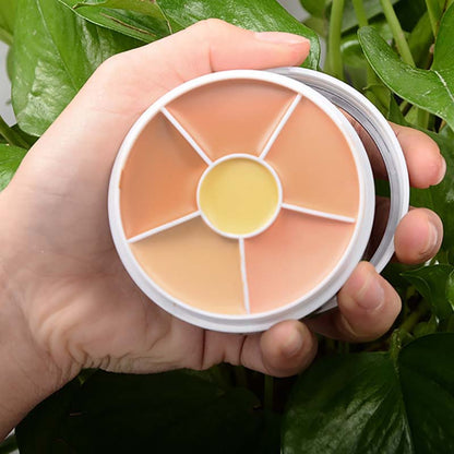 6 color concealer contour palette no-sticky full coverage moisturizing