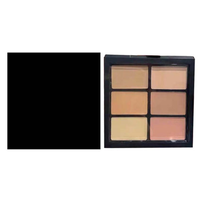 6 color concealer palette cream full coverage matte finish long lasting
