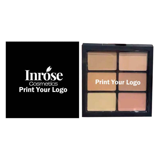 6 color concealer palette cream full coverage matte finish long lasting